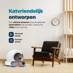 BOME Automatische Kattenbak - Zelfreinigende Kattenbak - Met App En Touchscreen - 65L -Dierenwinkel 1200x1200 584