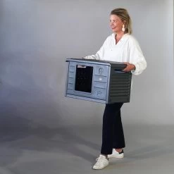 RHRQuality Kattenhuis Voor Binnen En Buiten Kattenhok Villa De Luxe Grijs -Dierenwinkel 1200x1200 620