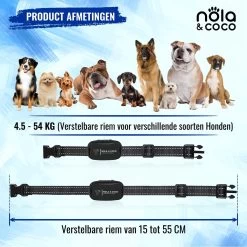 Nola & Coco® Oplaadbare Anti Blafband - 4 Kleuren - Zonder Schok - Waterdichte Diervriendelijke Blaf Halsband - Opvoedingshalsband - Voor Grote En Kleine Honden - Lichte Vibratie En Geluid - 3 Tot 60kg -Dierenwinkel 1200x1200 67
