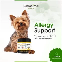 DOG OPTIMAL ANTI ALLERGY SUPPORT 120 Stuks - Allergie - Honden - Hondensnacks - Hondenkoekjes - Hondensupplementen - Honden - Puppy - Hondenvoeding - Weerstand - Jeuk-hond - Jeuk -Dierenwinkel 1200x1200 76