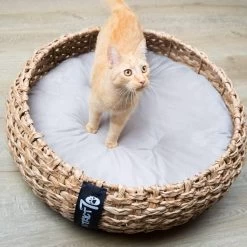 District 70 COCOON - Luxe Hondenmand Van Duurzaam Hoogwaardig Riet Met Zacht Kussen - Maten S/M/L - Large -Dierenwinkel 1200x1200 93