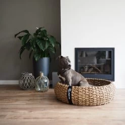 District 70 COCOON - Luxe Hondenmand Van Duurzaam Hoogwaardig Riet Met Zacht Kussen - Maten S/M/L - Large -Dierenwinkel 1200x1200 95