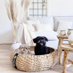 District 70 COCOON - Luxe Hondenmand Van Duurzaam Hoogwaardig Riet Met Zacht Kussen - Maten S/M/L - Large -Dierenwinkel 1200x1200 97