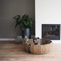 District 70 COCOON - Luxe Hondenmand Van Duurzaam Hoogwaardig Riet Met Zacht Kussen - Maten S/M/L - Large -Dierenwinkel 1200x1200 98