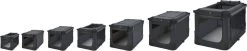 Maelson Soft Kennel - Robuuste Hondenbench Van Zacht Materiaal - Opvouwbare Kennel Met Stevig Stalen Binnenframe - Zwart/antraciet - XXS / XS / S / M / L / XL / XXL - 72 S -Dierenwinkel 1200x246