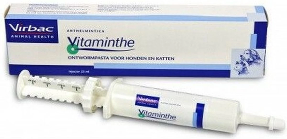 Virbac Vitaminthe Ontwormingspasta - Hond & Kat - 25 Ml 3 Virbac Vitaminthe Ontwormingspasta - Hond & Kat - 25 Ml