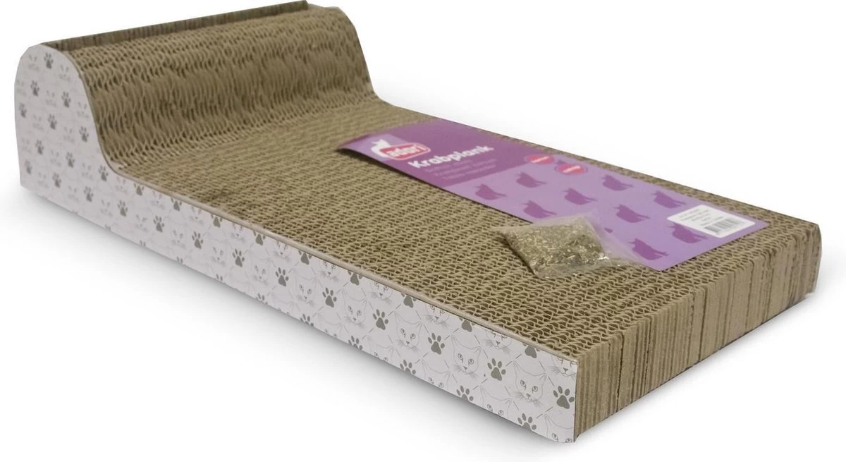 Adori Krabplank Met Spel - Krabpaal - 45x25x11 Cm 9 Adori Krabplank Met Spel - Krabpaal - 45x25x11 Cm - Afbeelding 7