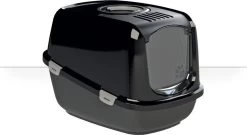 PeeWee EcoDome Kattenbak XXL- Zwart - Incl Schep 66.5 X 48.5 X 46.5