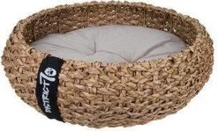 District 70 COCOON - Luxe Hondenmand Van Duurzaam Hoogwaardig Riet Met Zacht Kussen - Maten S/M/L - Large -Dierenwinkel 1200x722