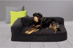 Sun Garden Pallina Orthopedisch Hondenkussen 120x80x27cm Antraciet/Grijs -Dierenwinkel 1200x793