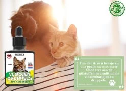 Natuurlijke Vlooiendruppels Voor Katten - Vanaf 4 Kg - 100% Natuurlijk - Vlooien - Zonder Giftige Pesticiden - 30 Ml - Speciale Formule Voor Katten - Vachtdruppels - Made In Holland -Dierenwinkel 1200x872 5