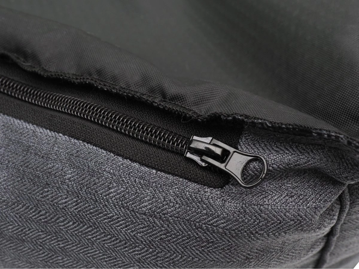 Benzano - Hondenmand - All Season - Wasmachine Wasbaar - Omkeerbaar Kussen - Pluche - Schuimvulling - Antraciet - 100 CM 5 Benzano - Hondenmand - All Season - Wasmachine Wasbaar - Omkeerbaar Kussen - Pluche - Schuimvulling - Antraciet - 100 CM - Afbeelding 3