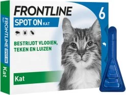 Frontline Spot-On Anti Vlooienmiddel Kat - 6 Pipetten -Dierenwinkel 1200x909