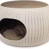 Curver Cozy Pet Home - Kattenmand - Crème - Ø 55 Cm