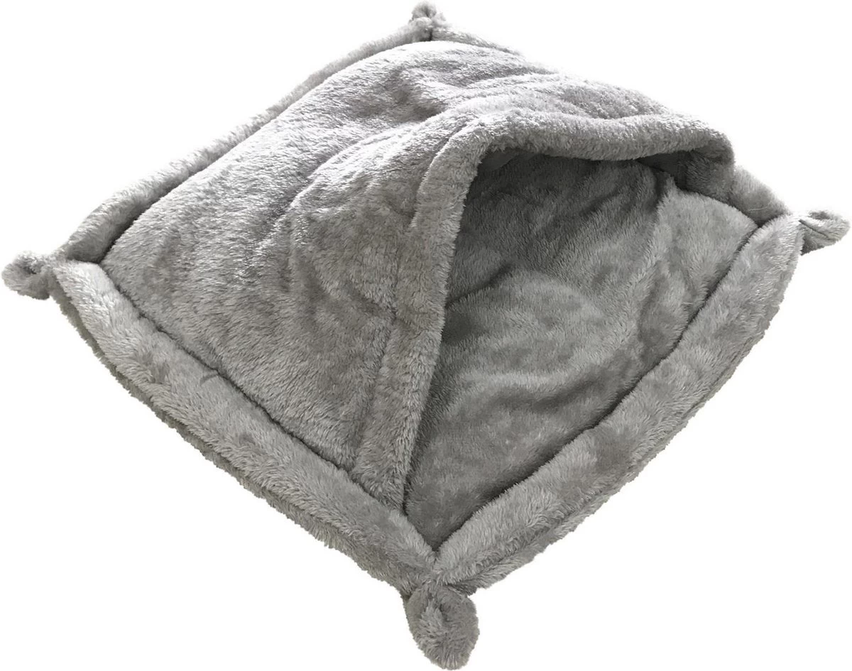 Adori Slaapzakje Modena - Kattenmand - 50x50 Cm Grijs 3 Adori Slaapzakje Modena - Kattenmand - 50x50 Cm Grijs