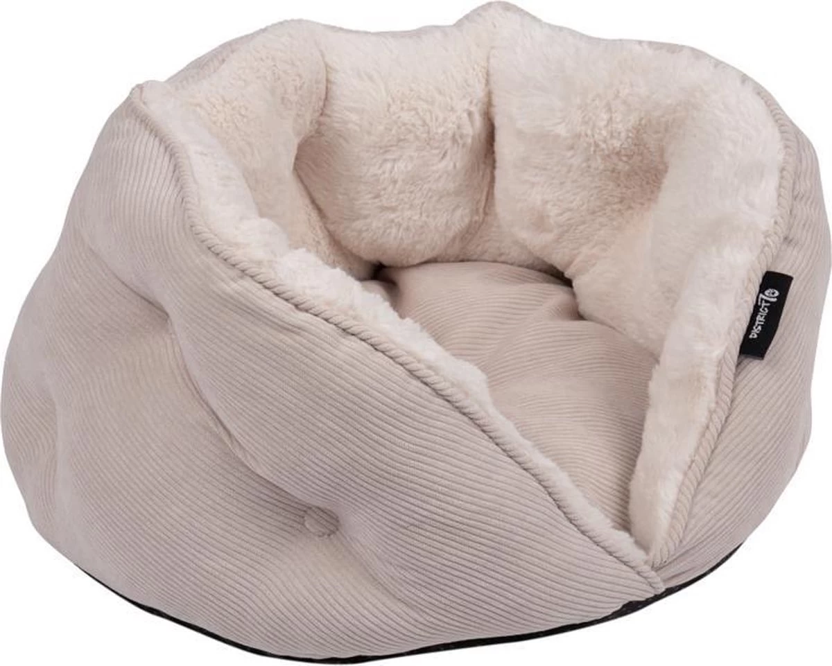 District 70 TUCK - Luxe & Comfortabele Mand Kleine Honden - Terra, Donkergrijs & Zand - 50x50x30 Cm - Zand 14 District 70 TUCK - Luxe & Comfortabele Mand Kleine Honden - Terra, Donkergrijs & Zand - 50x50x30 Cm - Zand - Afbeelding 12