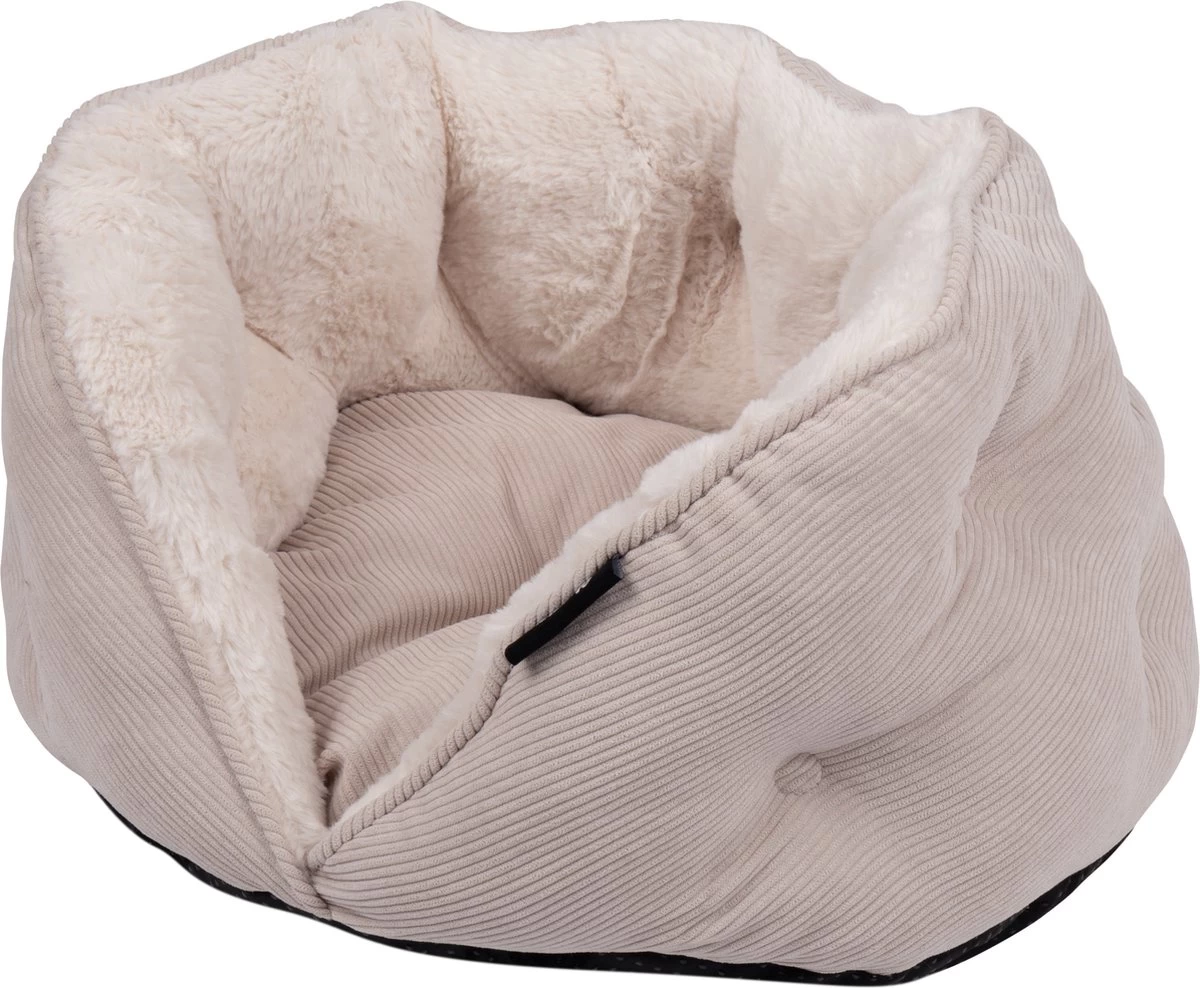 District 70 TUCK - Luxe & Comfortabele Mand Kleine Honden - Terra, Donkergrijs & Zand - 50x50x30 Cm - Zand 10 District 70 TUCK - Luxe & Comfortabele Mand Kleine Honden - Terra, Donkergrijs & Zand - 50x50x30 Cm - Zand - Afbeelding 8