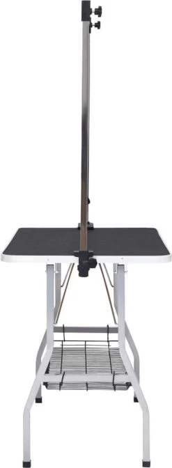 VIDAXL Hondentrimtafel Verstelbaar Met 2 Lussen En Opbergschap -Dierenwinkel 441x1200