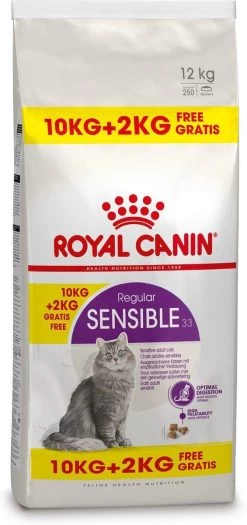 Royal Canin Sensible 33 - Kattenvoer - 10+2 Kg Bonusbag