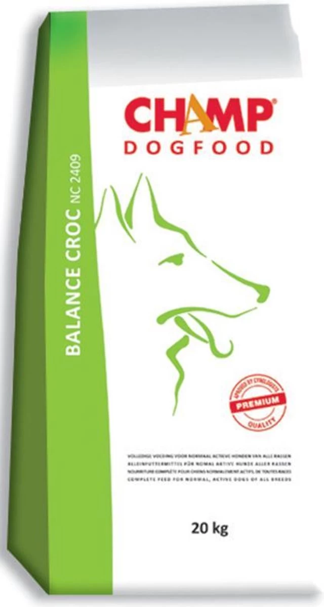 Champ Premium Balance Croc - Hond - Droogvoer - 20 Kg 3 Champ Premium Balance Croc - Hond - Droogvoer - 20 Kg