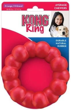 Kong Ring Rood 11x11x3 Cm - Medium/Large -Dierenwinkel 772x1200