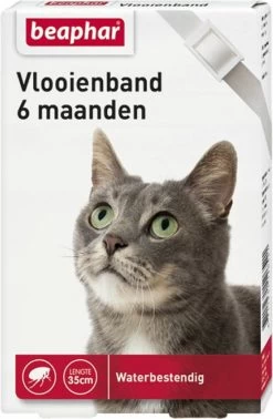 Beaphar Vlooienband - Wit - 1 Stuk -Dierenwinkel 784x1200