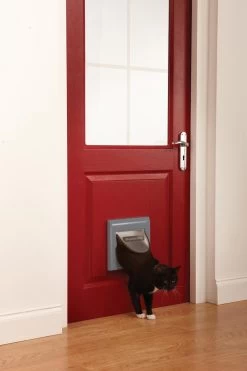 PetSafe Staywell Classic Manual 4-Way Locking Cat Flap - Grijs W/tunnel -Dierenwinkel 800x1200 12