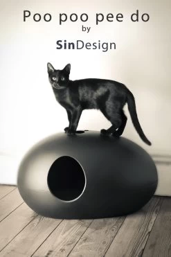 SinDesign Poopoopeedo Kattenbak - Zwart -Dierenwinkel 800x1200 6