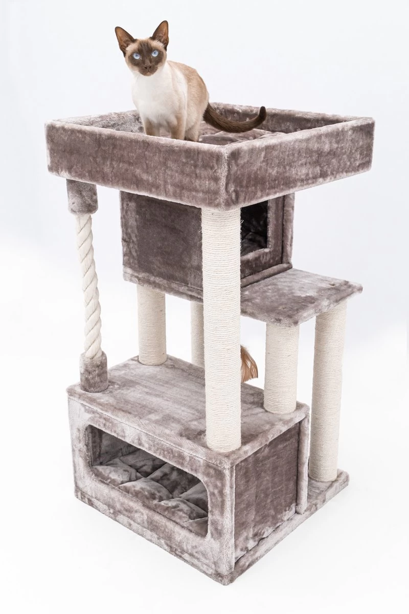 Petrebels Lodge 107 Krabpaal - Cappuccino - Design - Zeer Stabiel 9 Petrebels Lodge 107 Krabpaal - Cappuccino - Design - Zeer Stabiel - Afbeelding 7