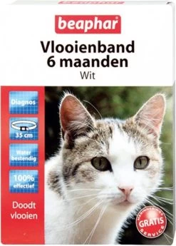 Beaphar Vlooienband - Wit - 1 Stuk -Dierenwinkel 858x1200 1
