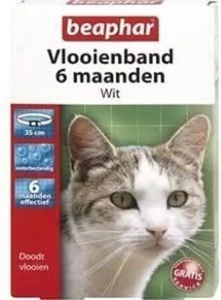 Beaphar Vlooienband - Wit - 1 Stuk -Dierenwinkel 884x1200