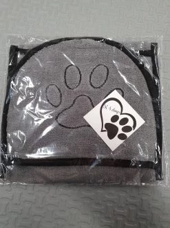 N4dogs – Hondenhanddoek – Honden Handdoek – Microvezel Handdoek – Handdoek Hond – Droogdoek Hond – Dierendeken – Sterk Absorberend – Handdoek Met Zakken - Grijs - 66 X 23 Cm -Dierenwinkel 899x1200 3