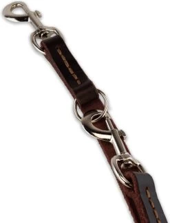 Multifunctionele Hondenriem - 220cm - Bruin - Leren Hondenriem - 100% Volnerfleer - Hondenriem Leer - Leiband Hond 21 Multifunctionele Hondenriem - 220cm - Bruin - Leren Hondenriem - 100% Volnerfleer - Hondenriem Leer - Leiband Hond -Dierenwinkel 913x1200