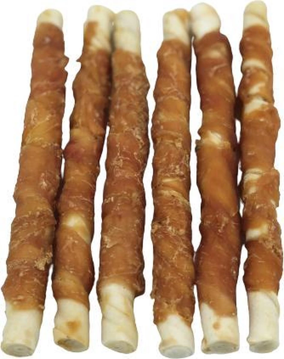 Kauwstaaf Kip 25cm 6 Stuks - Hondensnacks - Hondenbot - Kauwbot - Kauwsnacks - Gedroogd - Hondensnoepjes 3 Kauwstaaf Kip 25cm 6 Stuks - Hondensnacks - Hondenbot - Kauwbot - Kauwsnacks - Gedroogd - Hondensnoepjes