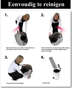 Omega Paw Zelfreinigende Kattenbak L - Zwart -Dierenwinkel 978x1200 1