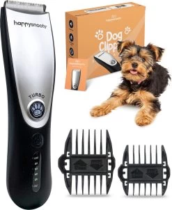 Happysnoots Hondentondeuse Draadloos Voor Dikke Vacht - Tondeuse Hond & Kat - Hondentrimmer - Professioneel Dieren Tondeuse