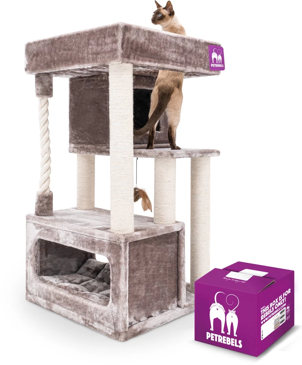 Petrebels Lodge 107 Krabpaal - Cappuccino - Design - Zeer Stabiel 3 Petrebels Lodge 107 Krabpaal - Cappuccino - Design - Zeer Stabiel